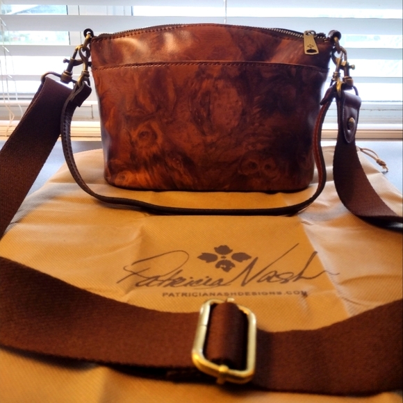 Patricia Nash Marcie Leather Crossbody Bag - Picture 10 of 14